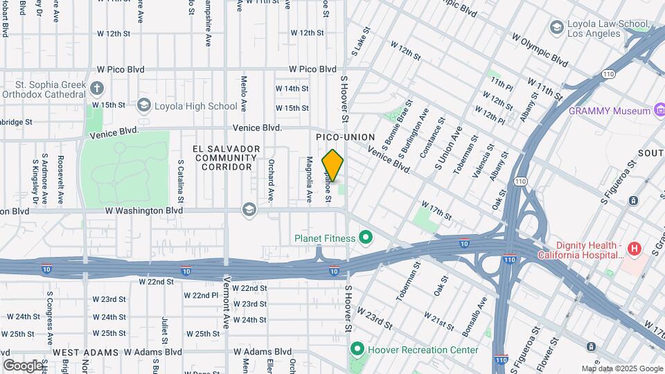 1818 Arapahoe St Map and Location Details
