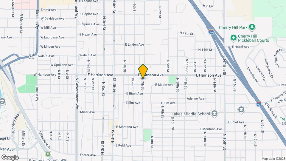 1142 N 7th St Map and Location Details