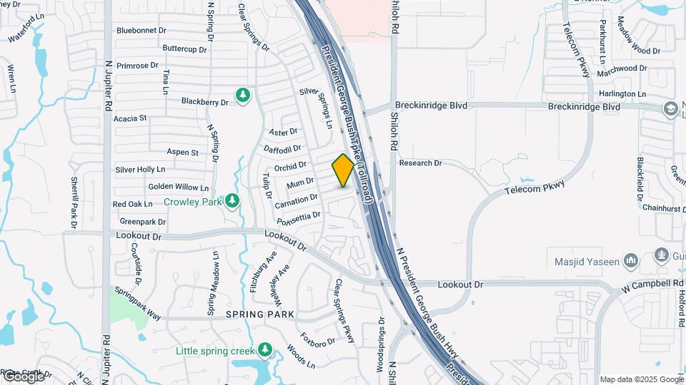 2716 Carnation Dr Mapa y Detalles de la Ubicación