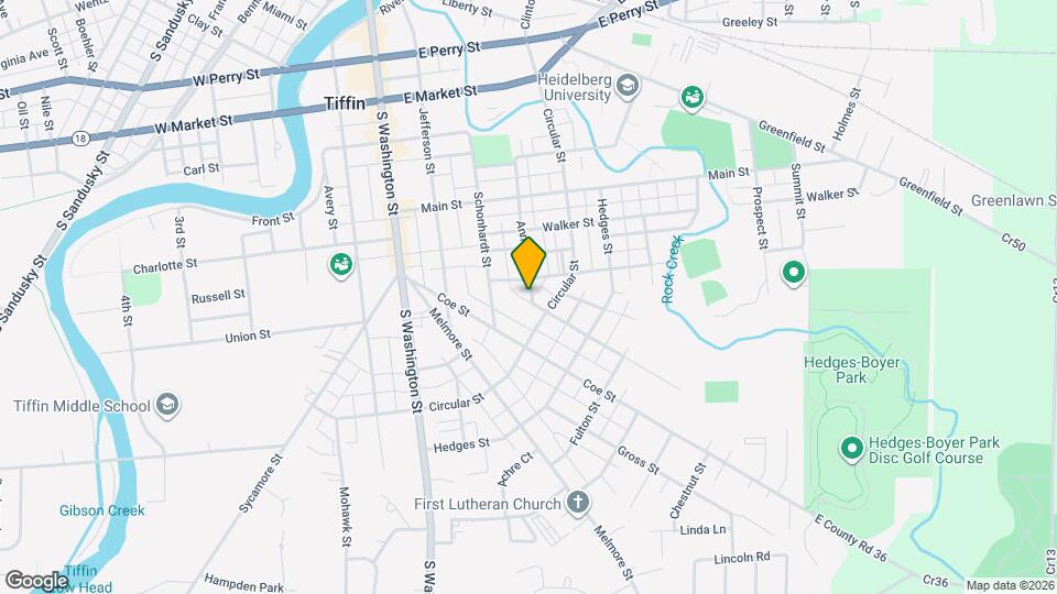 154 Ann St Map and Location Details