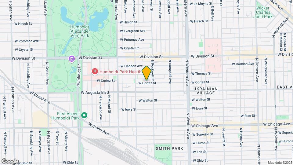 2614 W Cortez St Map and Location Details