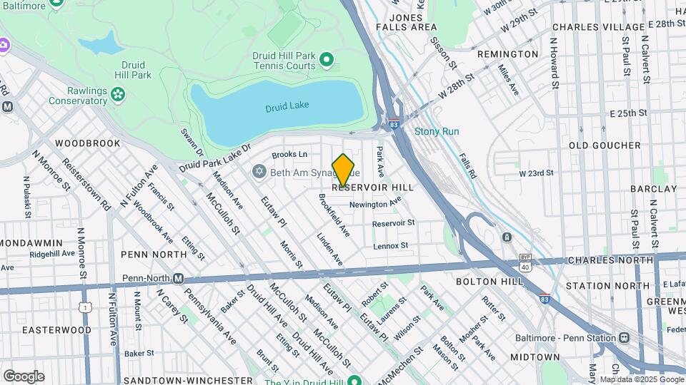 821 Whitelock St Map and Location Details