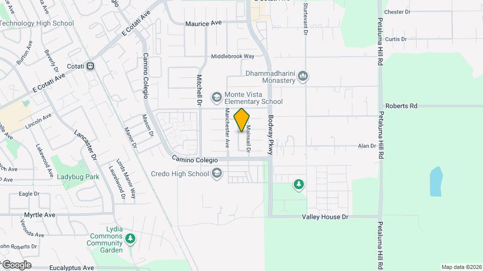 8020 Mammoth Dr Map and Location Details