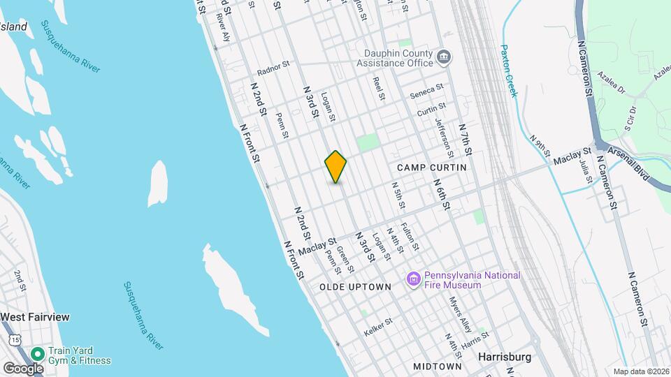 2210 N 3rd St Map and Location Details