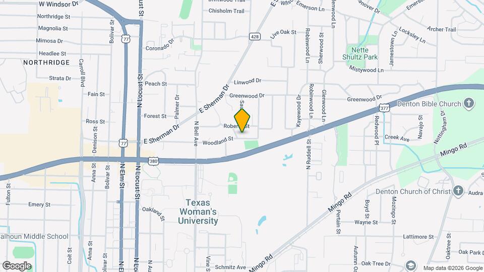 707-709-709 Woodland St Map and Location Details