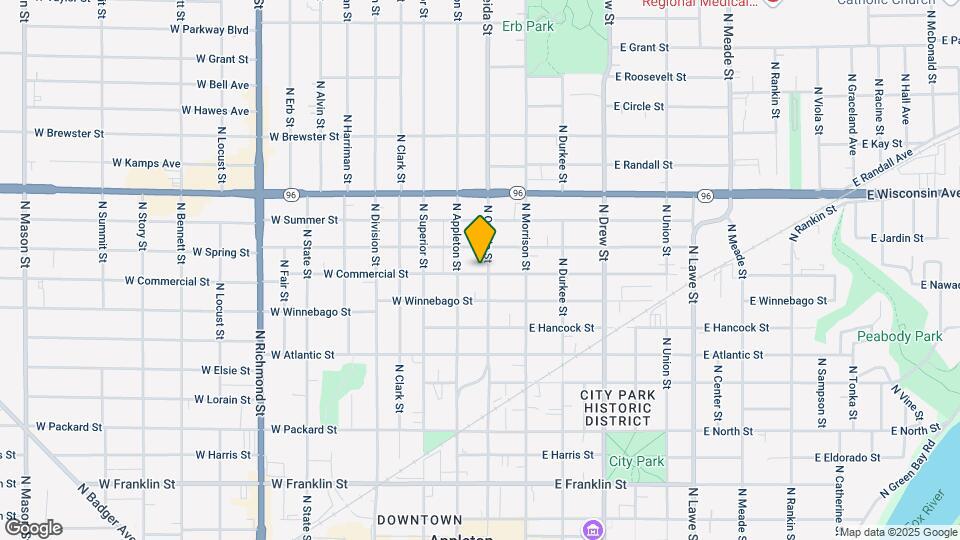 1003 N Oneida St Map and Location Details