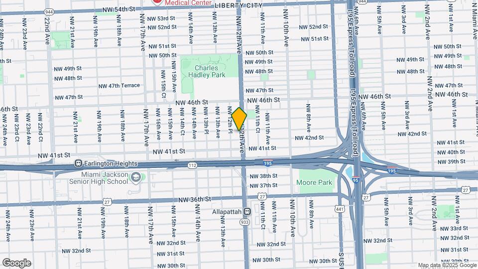 4240 NW 12th Ave Map and Location Details
