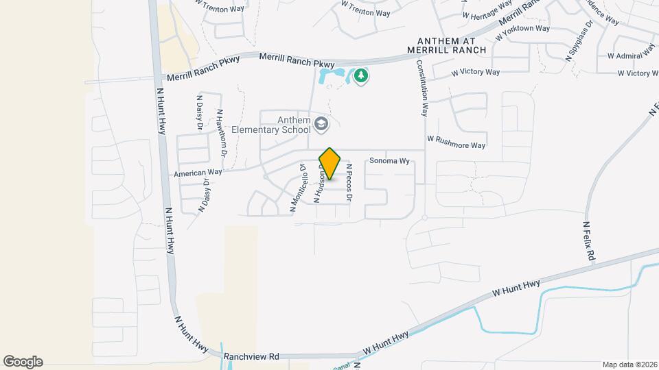 7304 W Candlewood Way Mapa y Detalles de la Ubicación