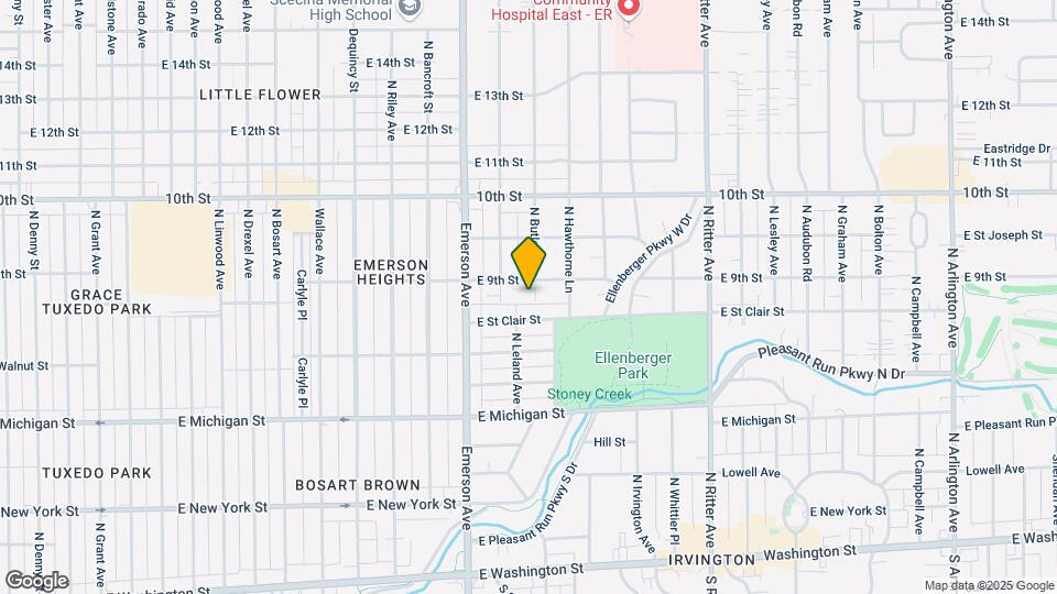 850 N Butler Ave Map and Location Details