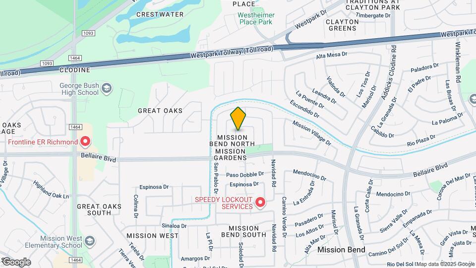 6815 Soledad Dr Map and Location Details