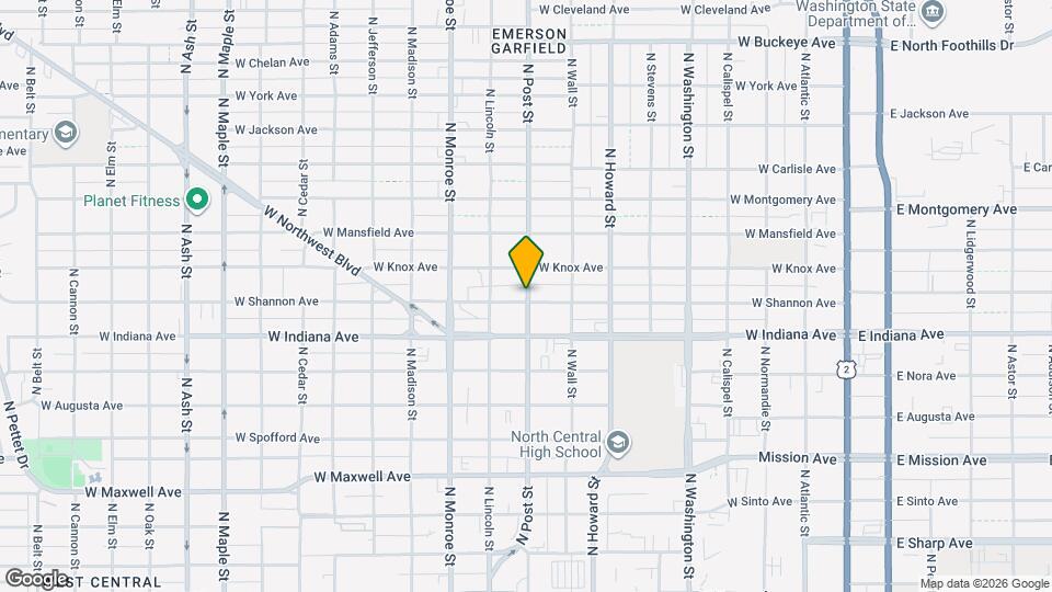 2019 N Post St Map and Location Details