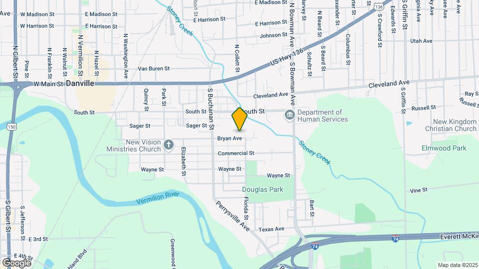 731 Bryan Ave Map and Location Details