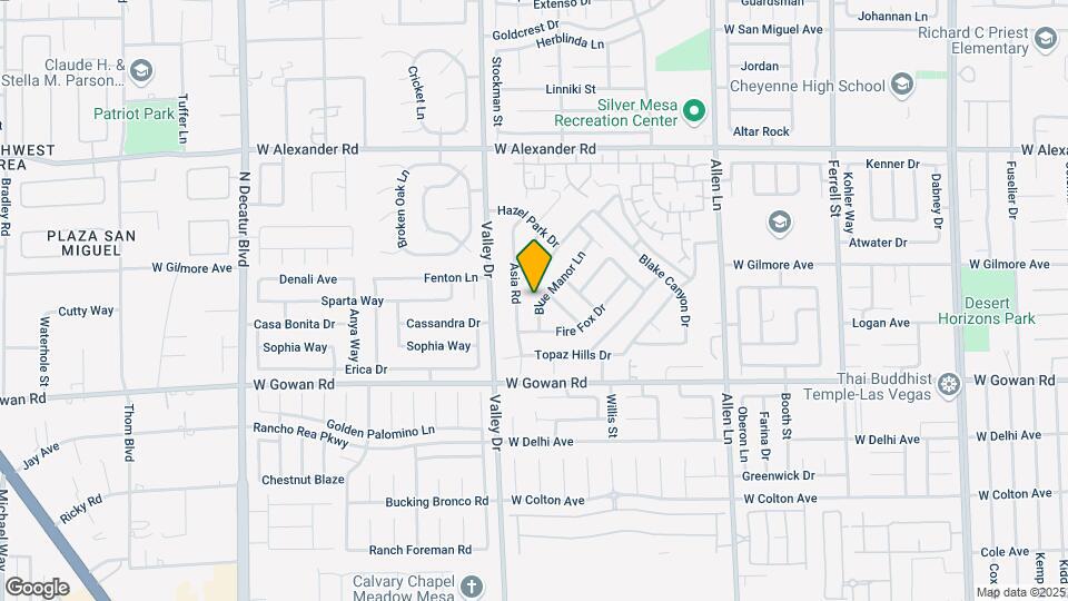 4134 Blue Manor Ln Map and Location Details
