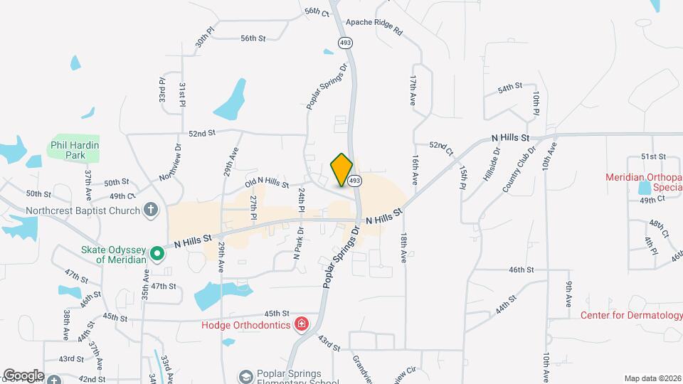 4916 Poplar Springs Dr Map and Location Details