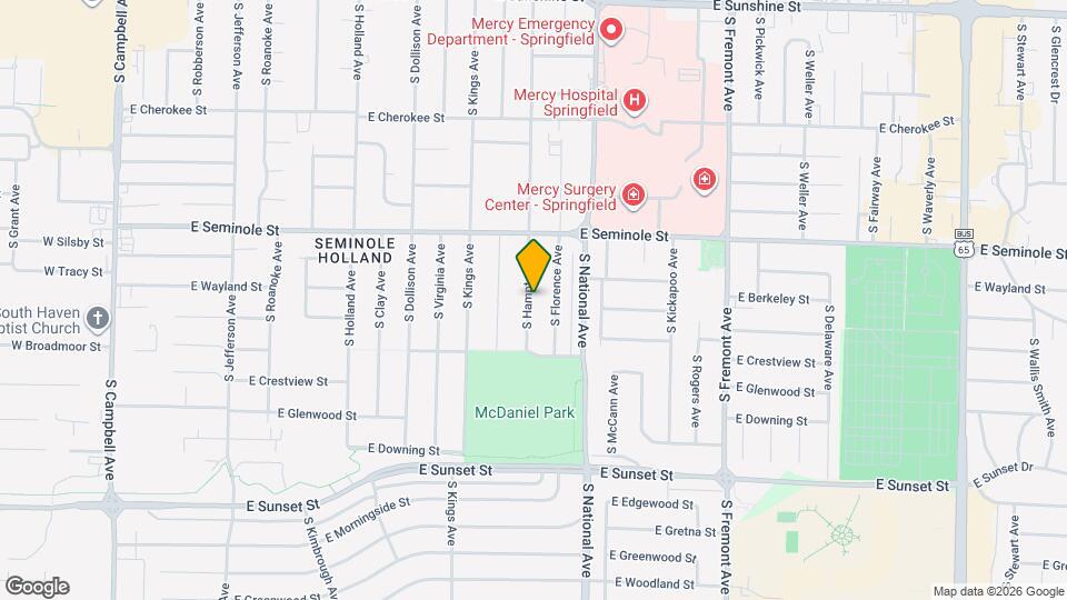 2308 S Hampton Ave Map and Location Details