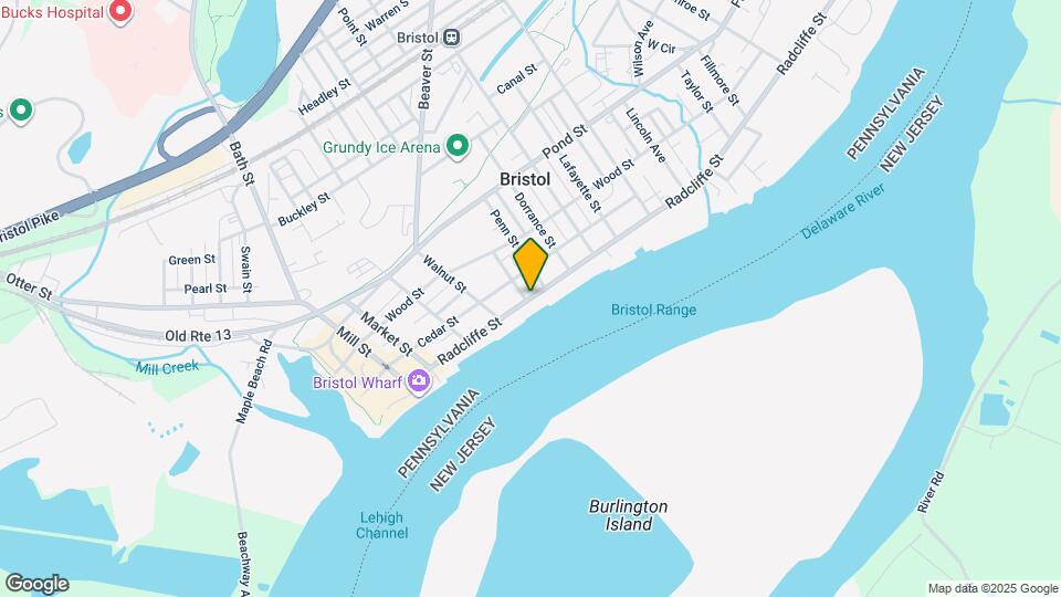 500 Radcliffe St, Unit 1 Map and Location Details