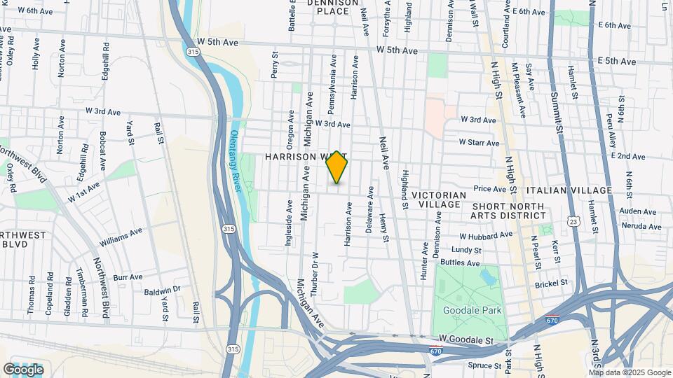 396 W 1st Ave, Unit 1 Mapa y Detalles de la Ubicación