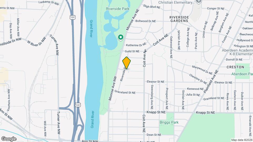 2230 Riverside Dr NE, Unit 1 Mapa y Detalles de la Ubicación