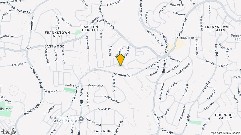 10318 Lindberg Ave Map and Location Details