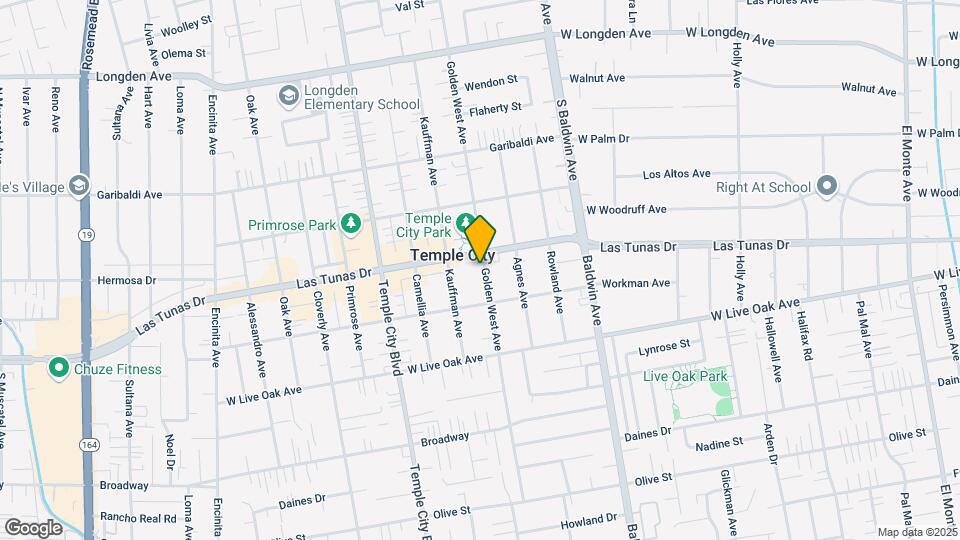 5841 Golden West Ave Mapa y Detalles de la Ubicación