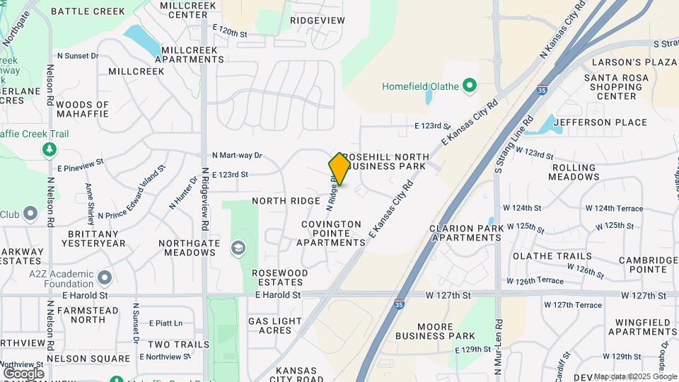 1344 N Ridge Pkwy Map and Location Details