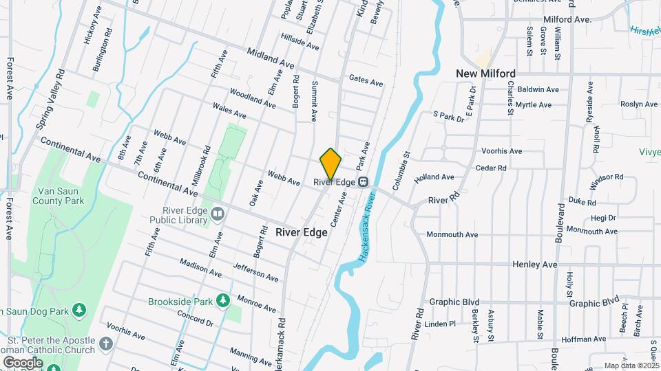 792 Kinderkamack Rd, Unit 1 Map and Location Details