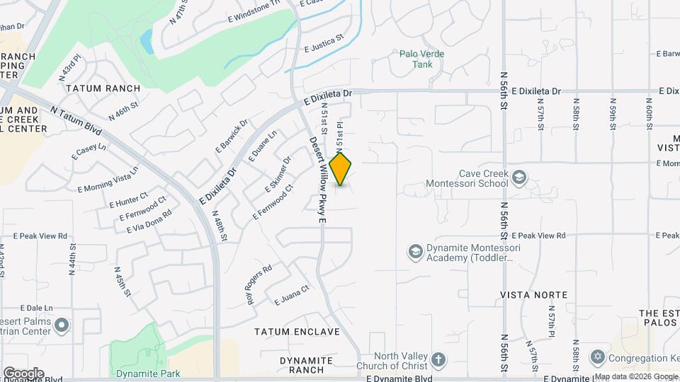 29211 N 51st St Map and Location Details