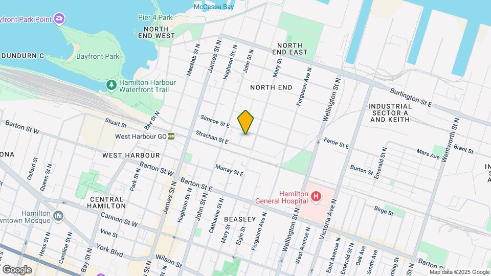374 Catharine St N Map and Location Details