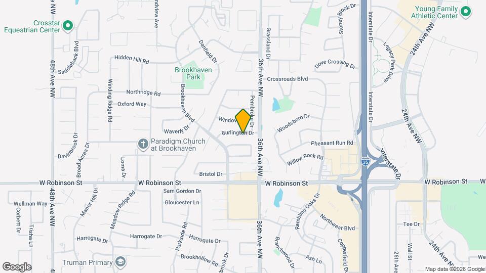 3616 Burlington Dr Map and Location Details