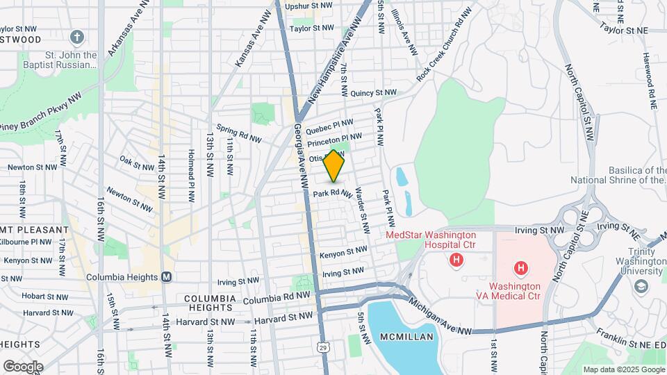 601 Park Rd NW Map and Location Details
