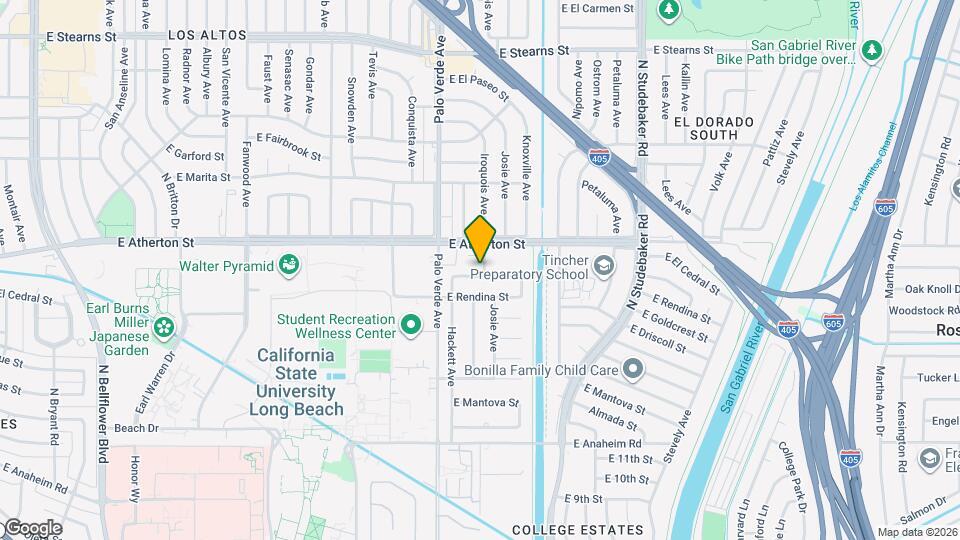 6481 E El Roble St Map and Location Details