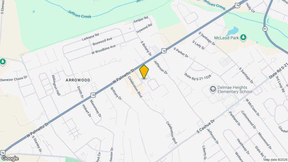 1160 S Festival Drive Map and Location Details