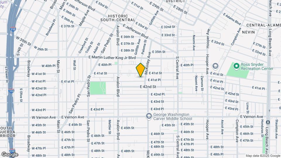 779 E 41st Pl Mapa y Detalles de la Ubicación