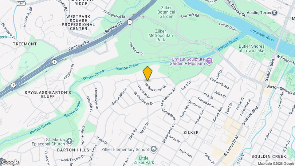 1302 Hollow Creek Dr Map and Location Details