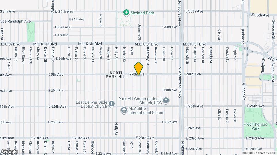2873 Jasmine St Mapa y Detalles de la Ubicación