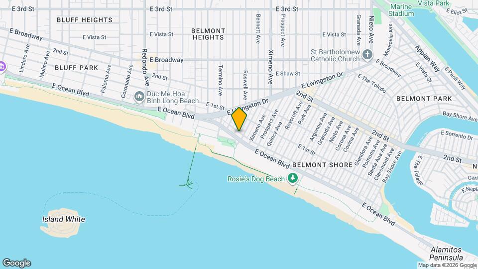 4201 E Ocean Blvd Mapa y Detalles de la Ubicación