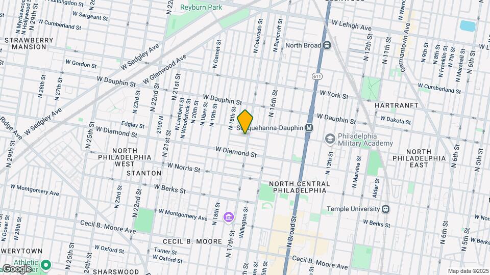 2128 N 17th St Map and Location Details