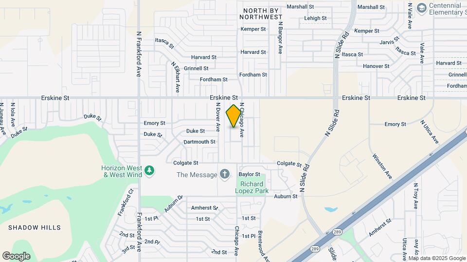 Northwest Lubbock Duplex package Map and Location Details