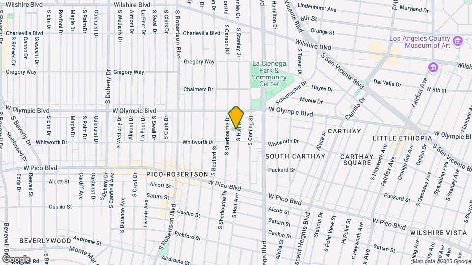 1051 S Holt Ave Mapa y Detalles de la Ubicación