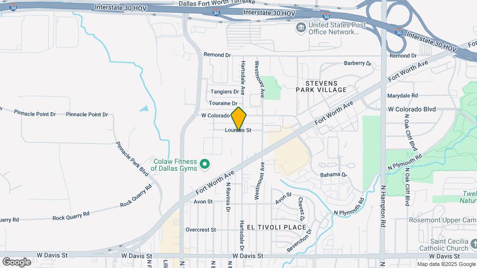 2906 Lourdes St Map and Location Details