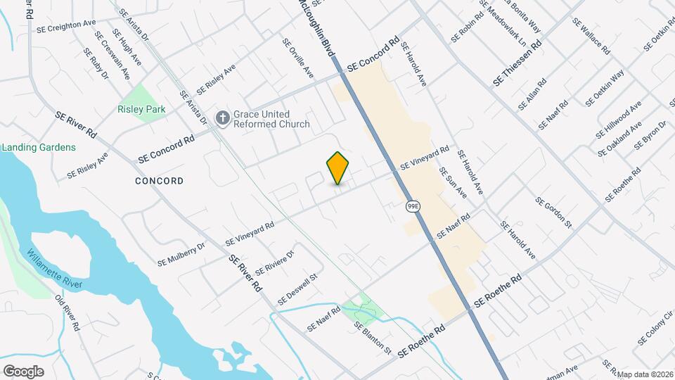 3507 SE Vineyard Rd Map and Location Details