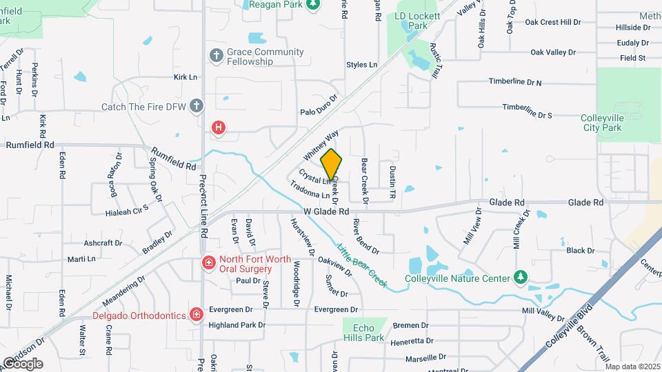 701 Crystal Ln Map and Location Details