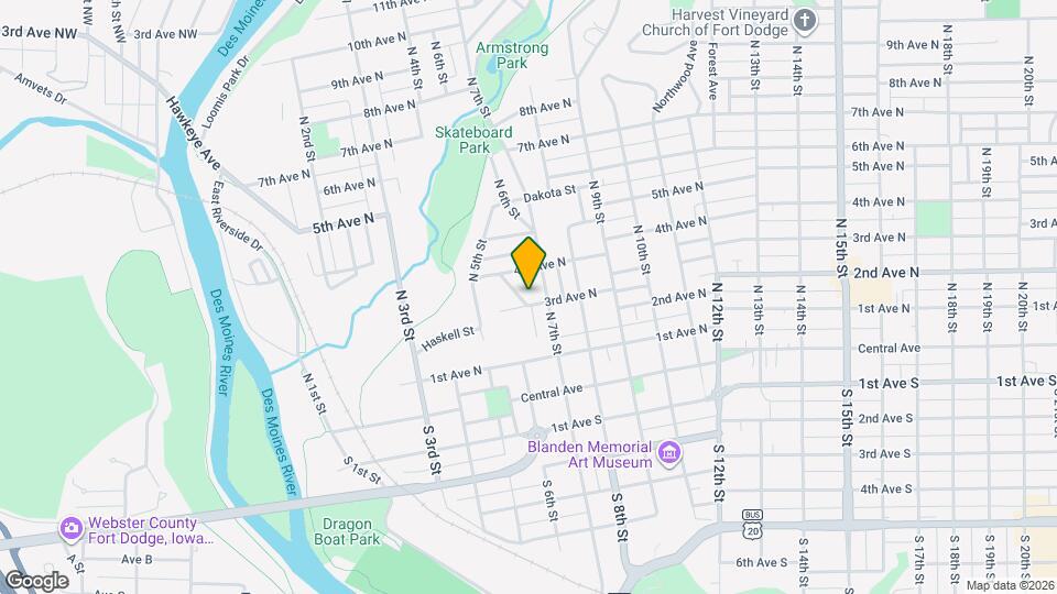 602 3rd Ave N Map and Location Details