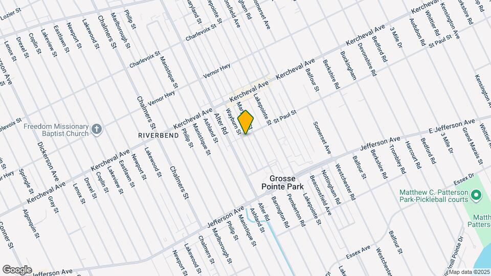 1080 Wayburn St Map and Location Details