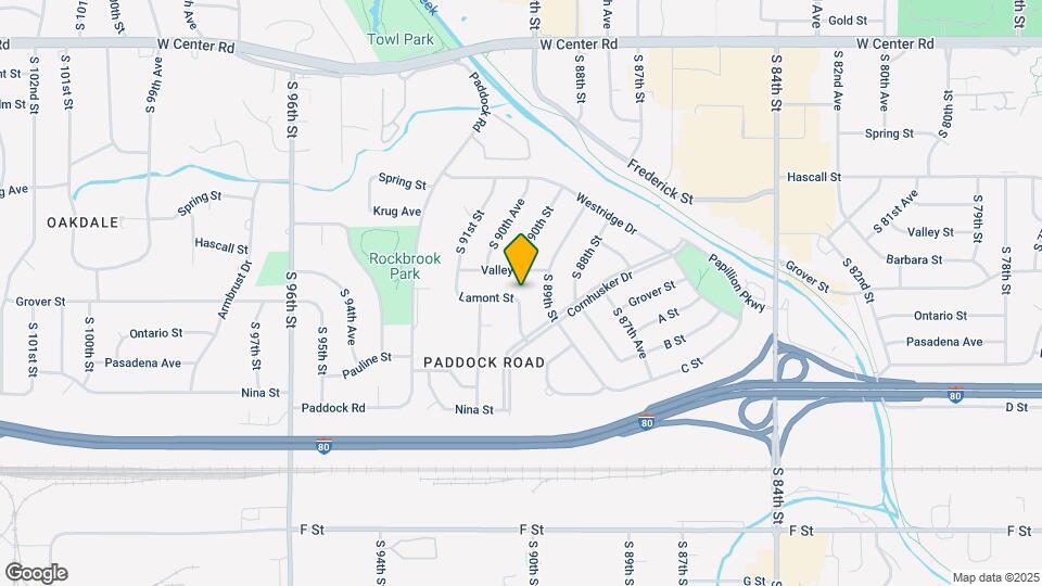 9008 Lamont St Map and Location Details