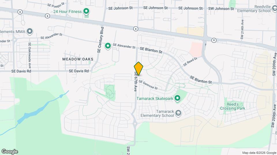 3662 SE 67th Ave Map and Location Details