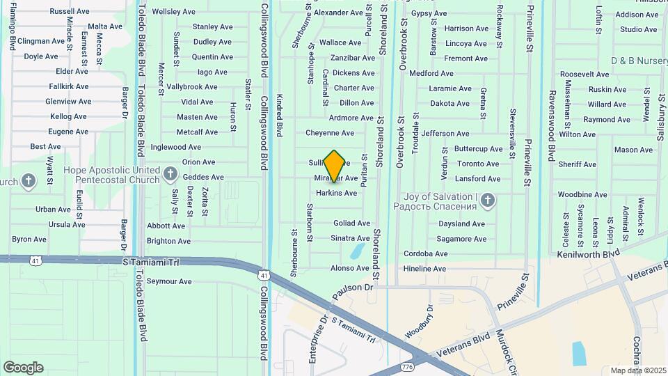 18132 Harkins Ave Map and Location Details