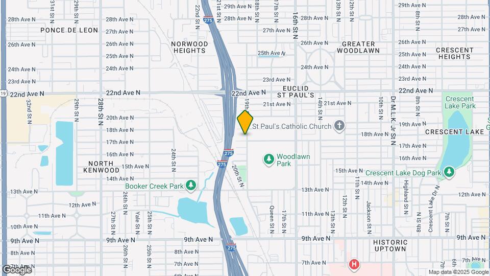 1901 17th Ave N Map and Location Details