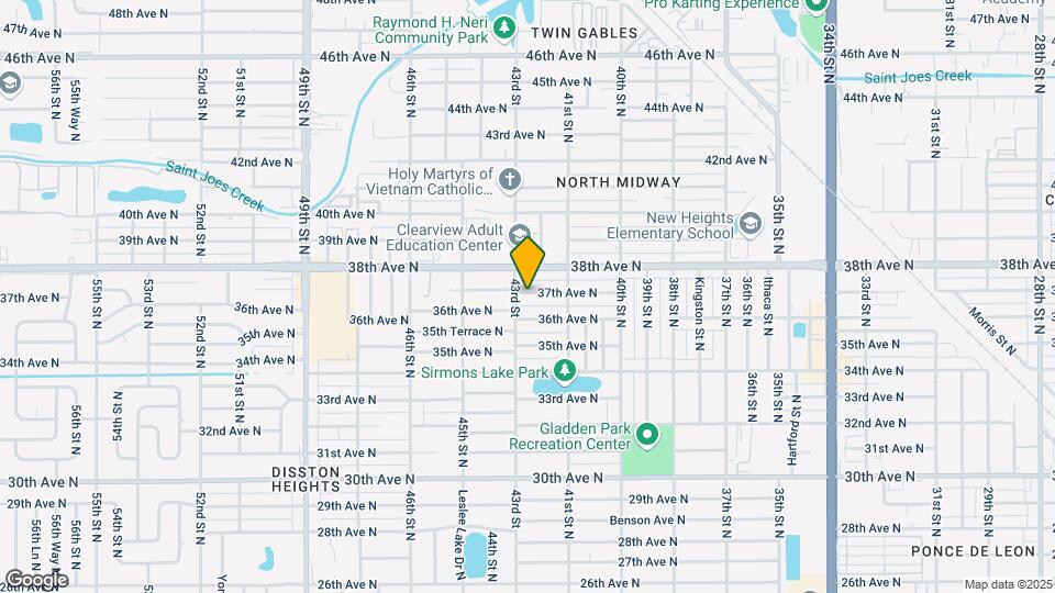 4228 37th Ave N Map and Location Details
