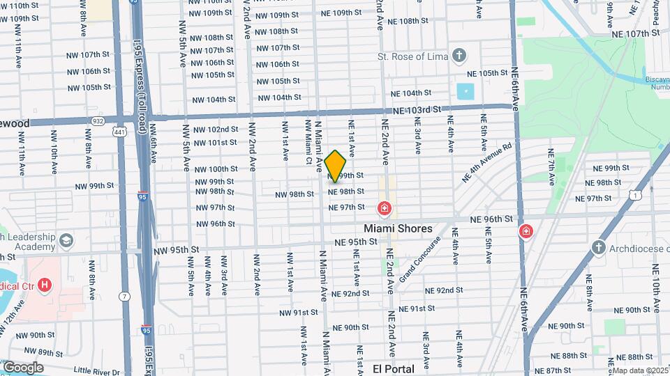 45 NE 98th St Map and Location Details